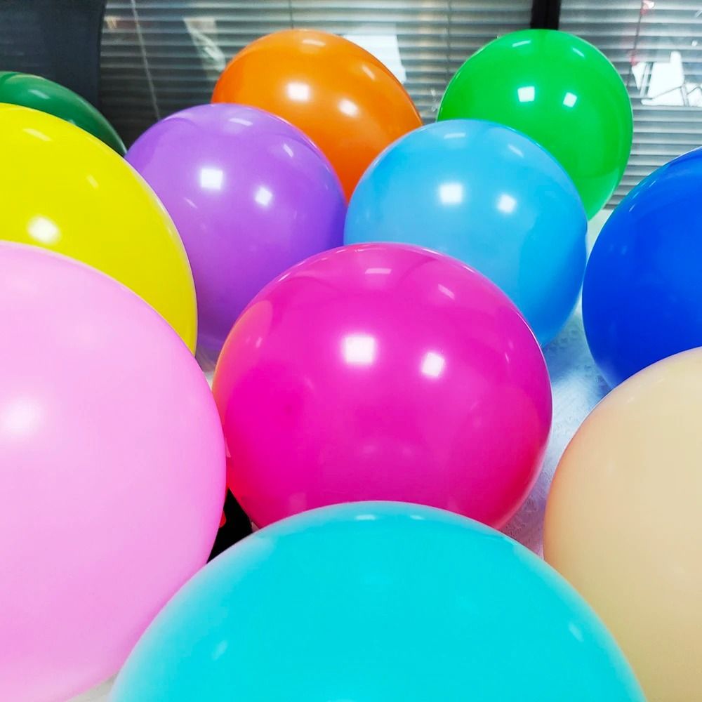 Premium Matte Latex Balloon Set 10Piece MultiSize Pack 7