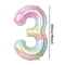 40Inch Pastel Rainbow Starry Sky Digital Balloon 9