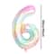 40Inch Pastel Rainbow Starry Sky Digital Balloon 12