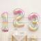 40Inch Pastel Rainbow Starry Sky Digital Balloon 2