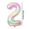 40Inch Pastel Rainbow Starry Sky Digital Balloon 8
