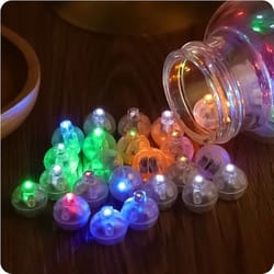 10-piece mini led balloon lights | colorful luminous tumbler lamps