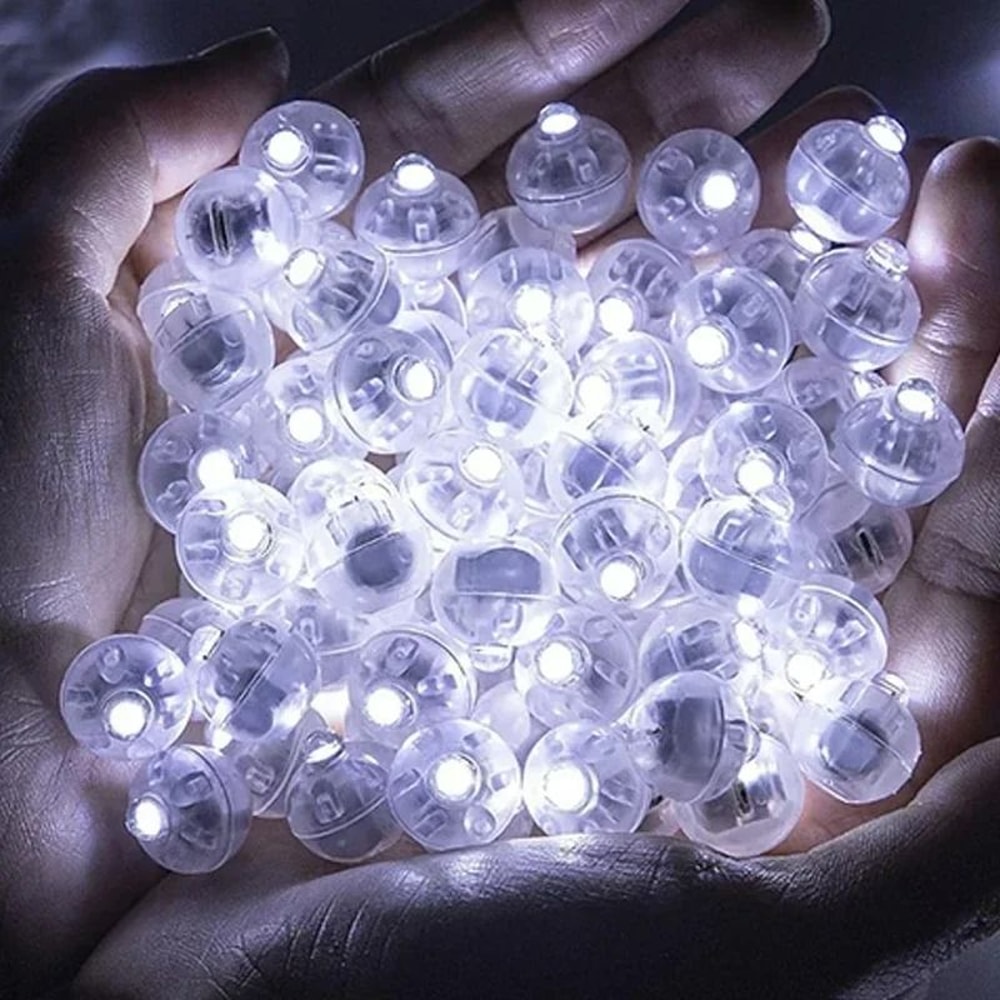 10Piece Mini LED Balloon Lights Colorful Luminous Tumbler Lamps 9