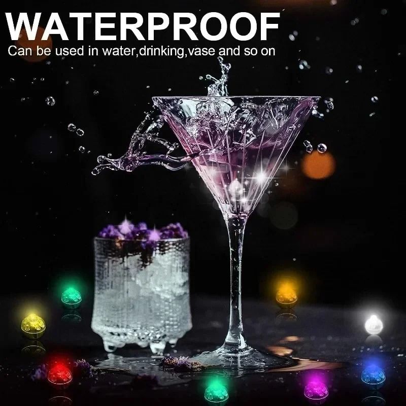 10Piece Mini LED Balloon Lights Colorful Luminous Tumbler Lamps 2