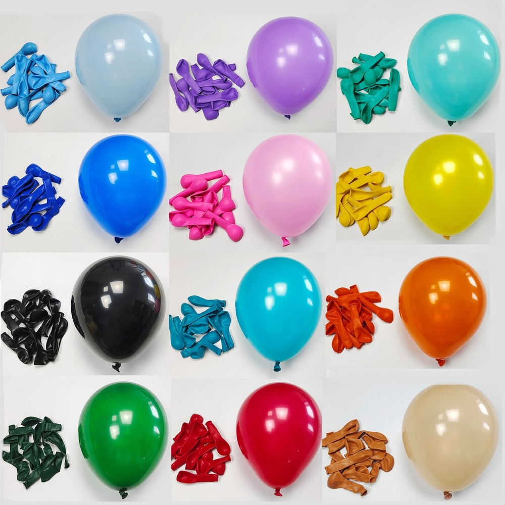 10Piece 10Inch Metallic Chrome Latex Balloons 1