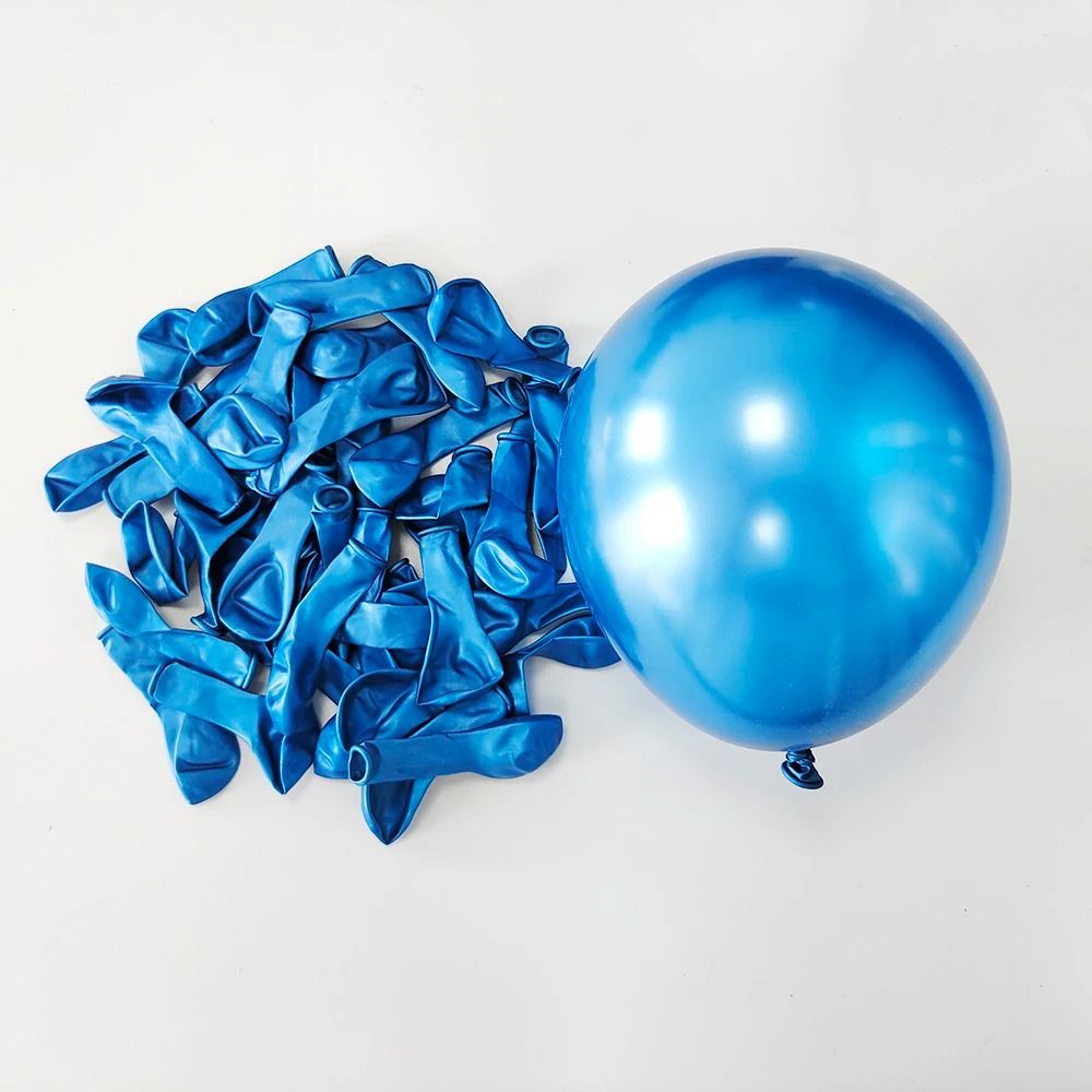 10Piece 10Inch Metallic Chrome Latex Balloons 5