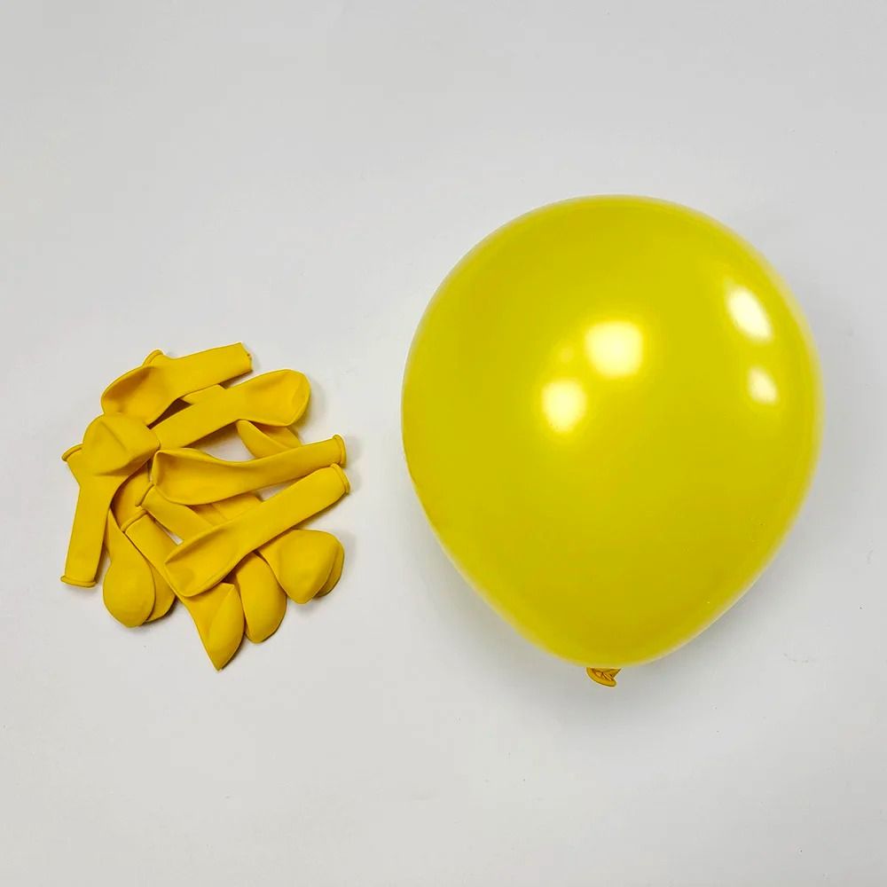 10Piece 10Inch Metallic Chrome Latex Balloons 25