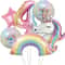 32Inch Rainbow Unicorn Gradient Number Balloon 9