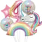 32Inch Rainbow Unicorn Gradient Number Balloon 9