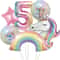 32Inch Rainbow Unicorn Gradient Number Balloon 10