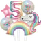 32Inch Rainbow Unicorn Gradient Number Balloon 10