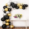 43Piece Gold Black Confetti Latex Balloon Set 4