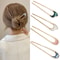Elegant UShape Shell Enamel Hair Stick 1