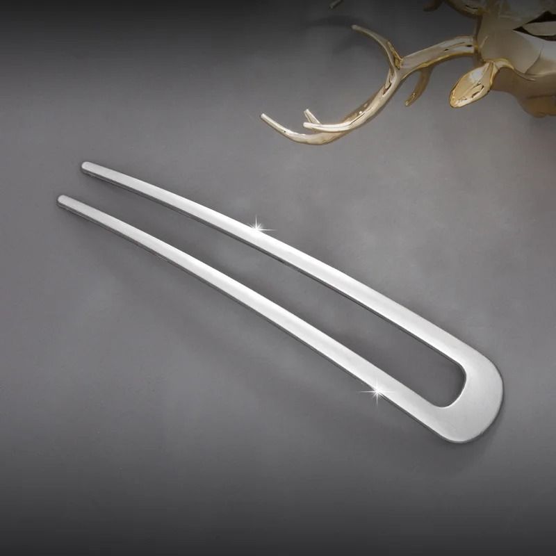 Elegant UShape Shell Enamel Hair Stick 8