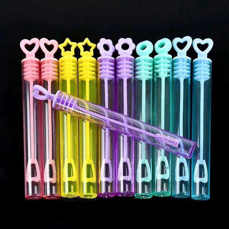 10Piece Heart Wand Bubble Soap Tubes 2