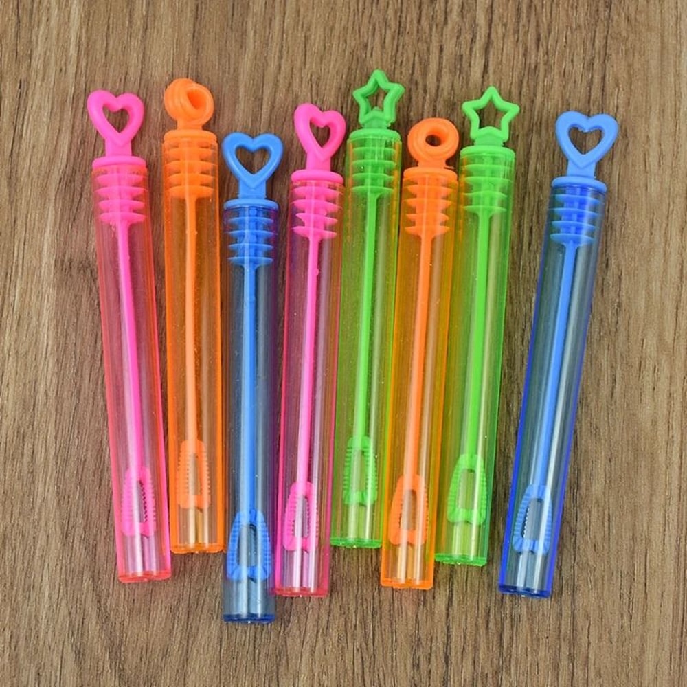 10Piece Heart Wand Bubble Soap Tubes 4