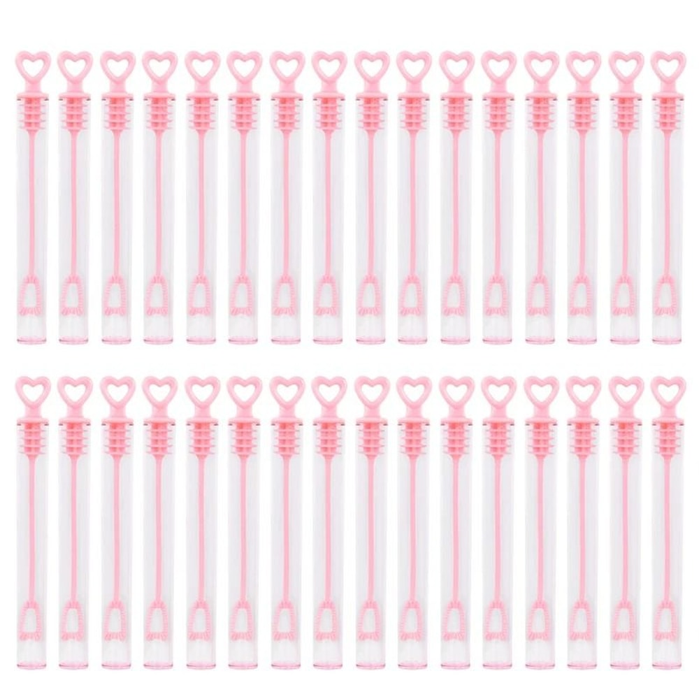 10Piece Heart Wand Bubble Soap Tubes 9