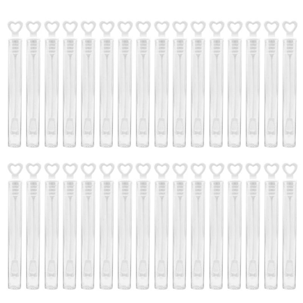 10Piece Heart Wand Bubble Soap Tubes 10