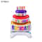 Standing Birthday Cake Foil Balloon With Base 10
