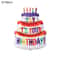 Standing Birthday Cake Foil Balloon With Base 11