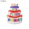 Standing Birthday Cake Foil Balloon With Base 11