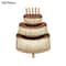 Standing Birthday Cake Foil Balloon With Base 16