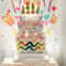 Standing Birthday Cake Foil Balloon With Base 2