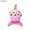 Standing Birthday Cake Foil Balloon With Base 6