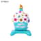 Standing Birthday Cake Foil Balloon With Base 7