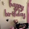 2Piece Pink Purple Happy Birthday Foil Balloon Set 2