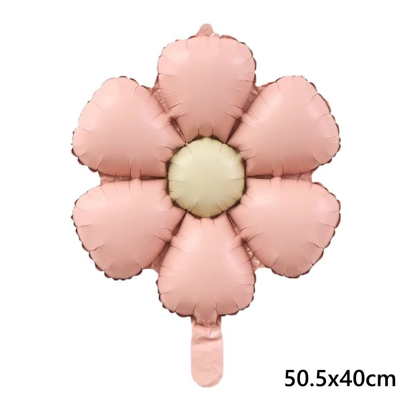 6Piece Matte Candy Daisy Foil Balloon Set 2