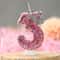 Princess Crown Pink Numeral Cake Candle 10