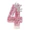 Princess Crown Pink Numeral Cake Candle 11
