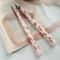 2Piece HandPainted Rose Taper Candles 11