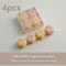 4Piece Handmade Rose Flower Soy Wax Candle Set 9