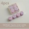 4Piece Handmade Rose Flower Soy Wax Candle Set 6