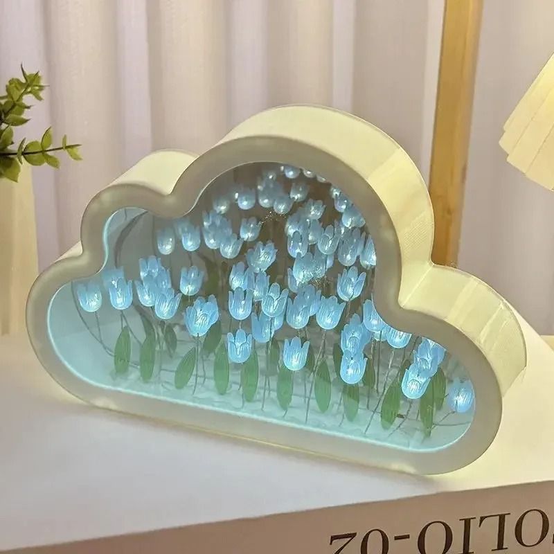 Handmade Tulip Cloud Infinity Night Light 5