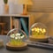 Handmade Tulip Garden LED Night Light With Glass Dome 4