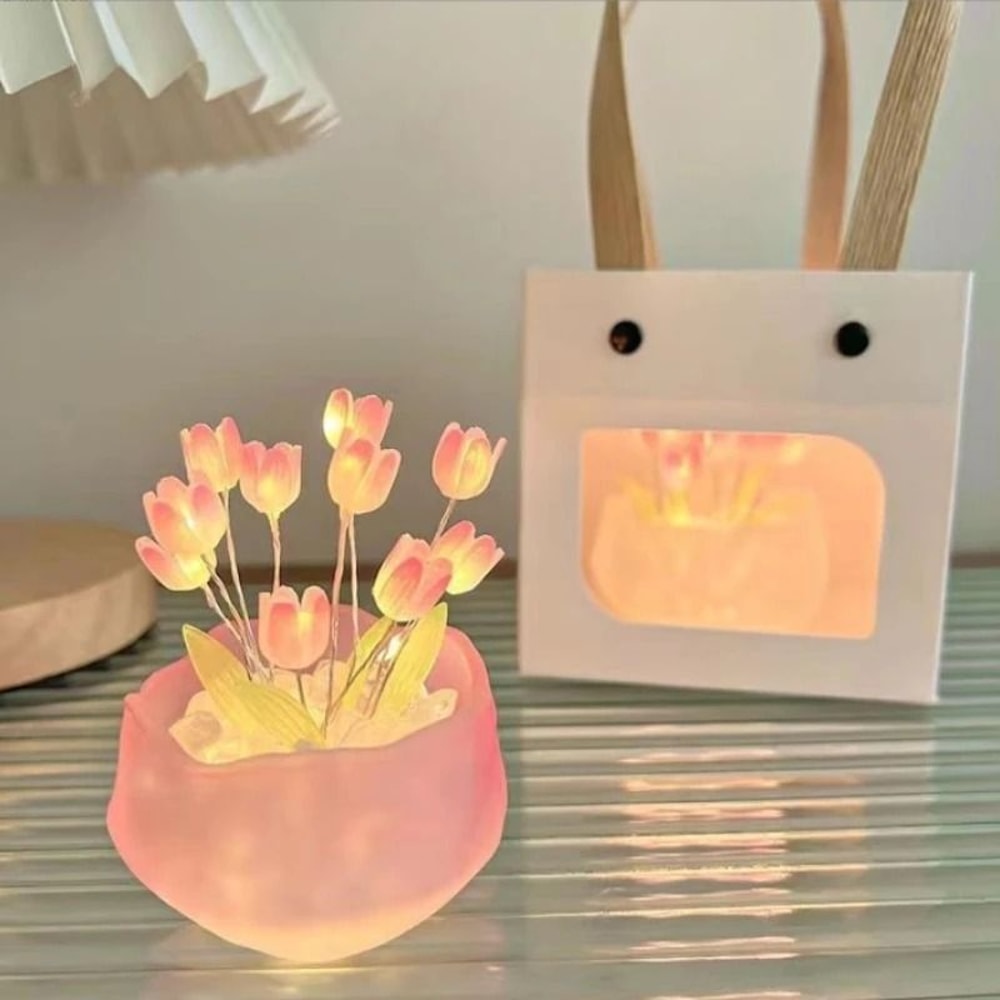 Whimsical Pumpkin Cup Tulip DIY Ambient Light 6