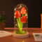 Everlasting Garden Glass Dome Tulip Night Light 9