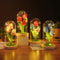 Everlasting Garden Glass Dome Tulip Night Light 3