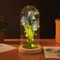 Everlasting Garden Glass Dome Tulip Night Light 6