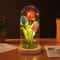 Everlasting Garden Glass Dome Tulip Night Light 7