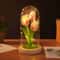 Everlasting Garden Glass Dome Tulip Night Light 8