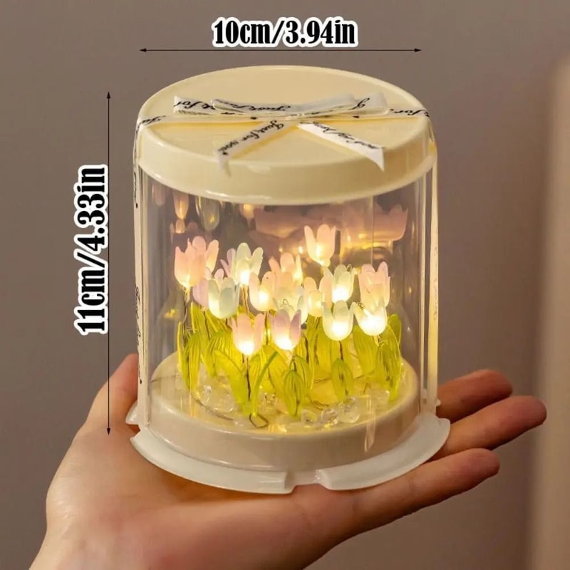 Handmade Enchanted Garden Mini Tulip Night Light 5
