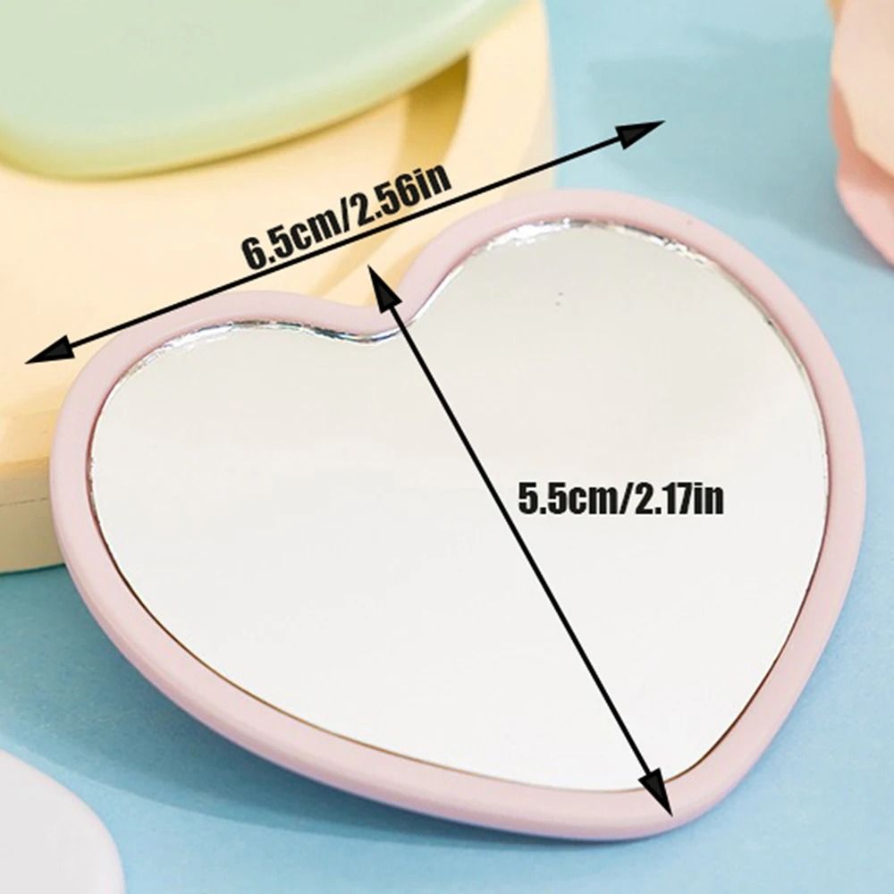 Petite Heart Portable Pocket Mirror 5