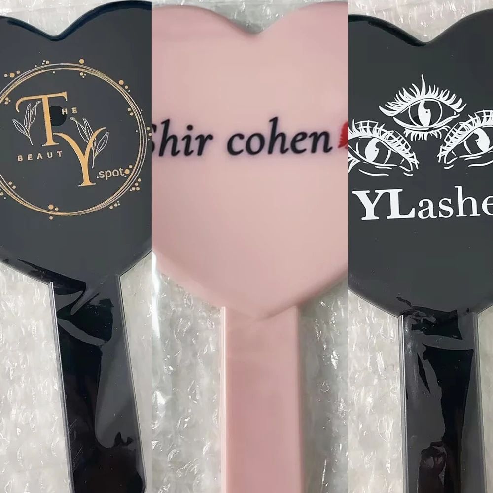 HeartShaped Artist Hand Mirror 1