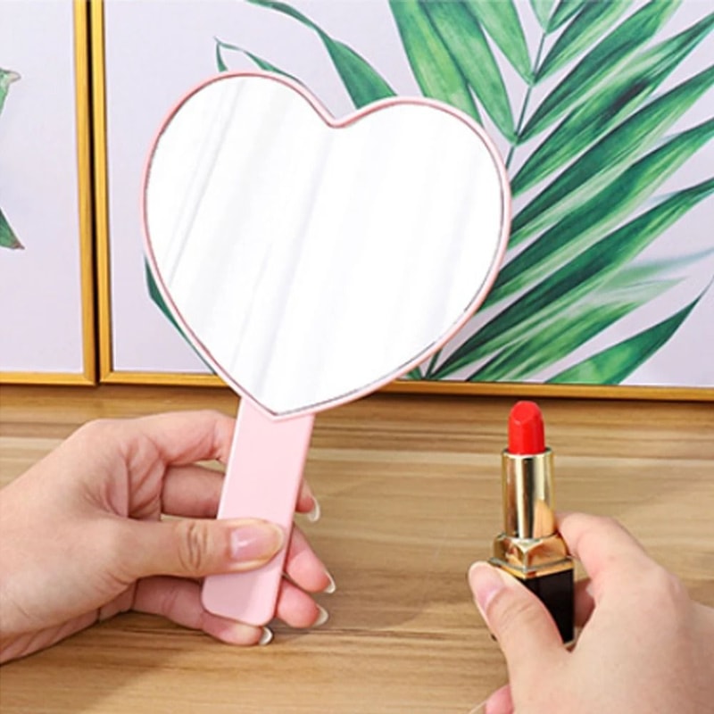 HeartShaped Artist Hand Mirror 2