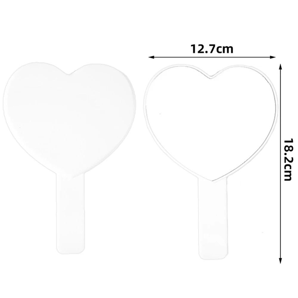 HeartShaped Artist Hand Mirror 5