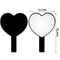 HeartShaped Artist Hand Mirror 6